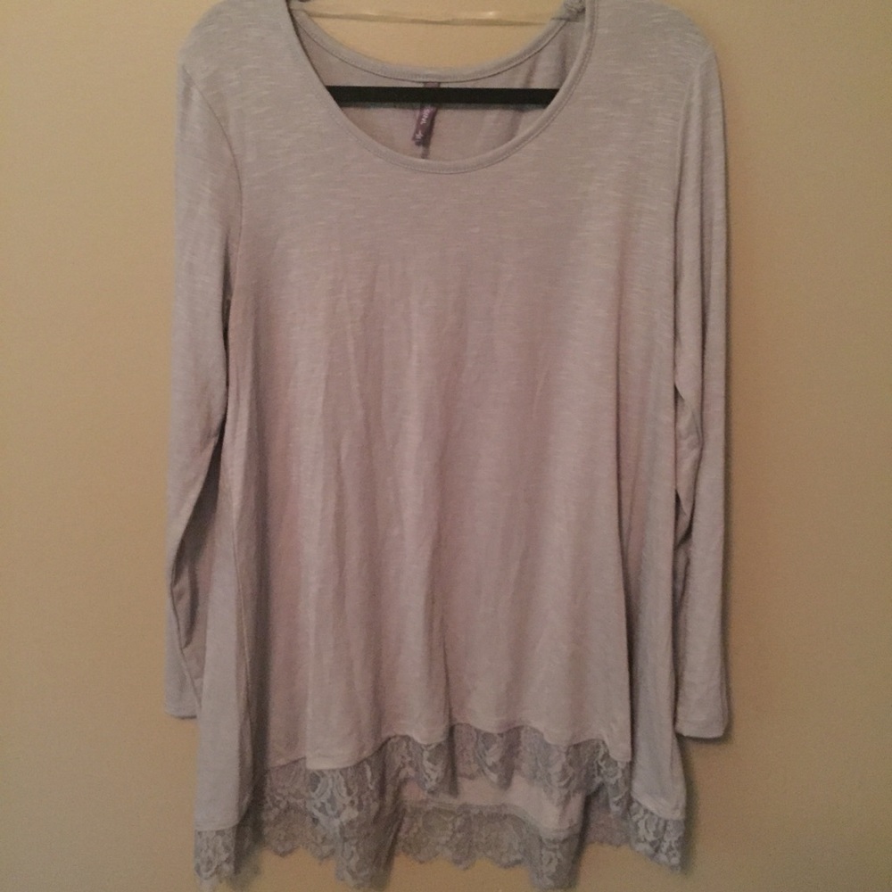 Cute long lace shirt